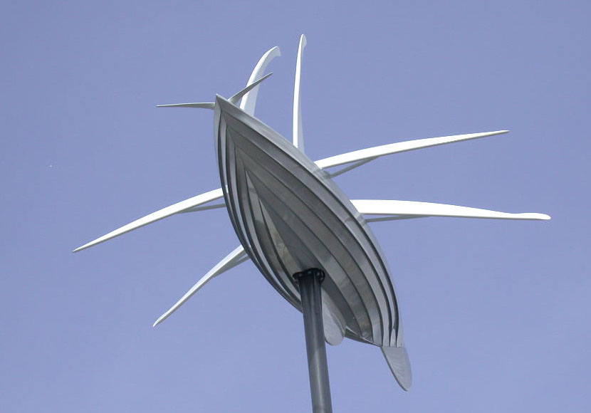 Artwork by Miles Pepper at the Beacon Hill Branch