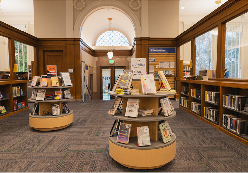 Interior of Green Lake Branch.