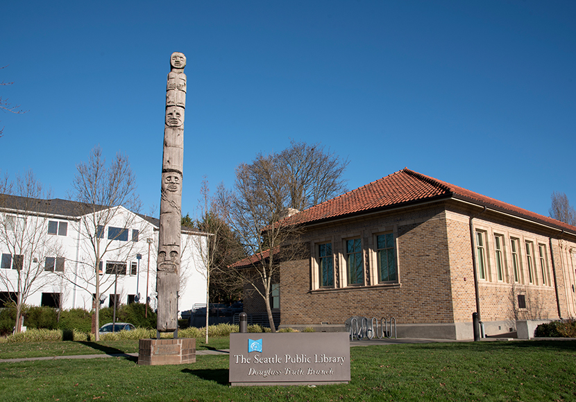 The Soul Pole at the Douglass-Truth Branch