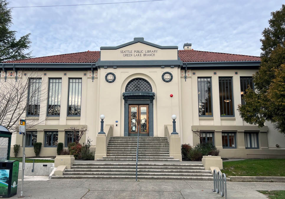 Exterior view of the Green Lake Branch
